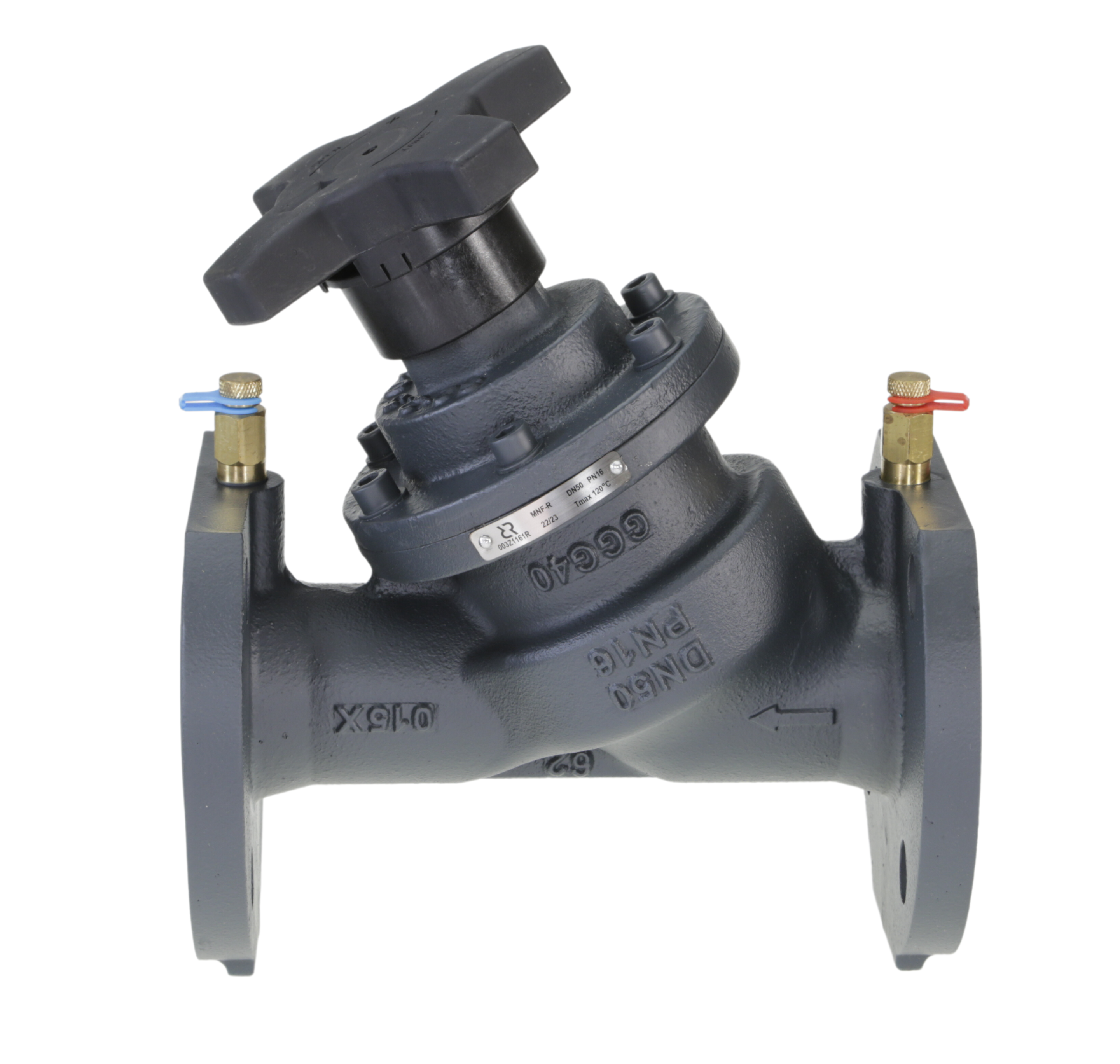 Ридан MNF-R 003Z1171R DN65 — Ручной балансировочный клапан, фланцевый, PN25, Tmax 150 °C