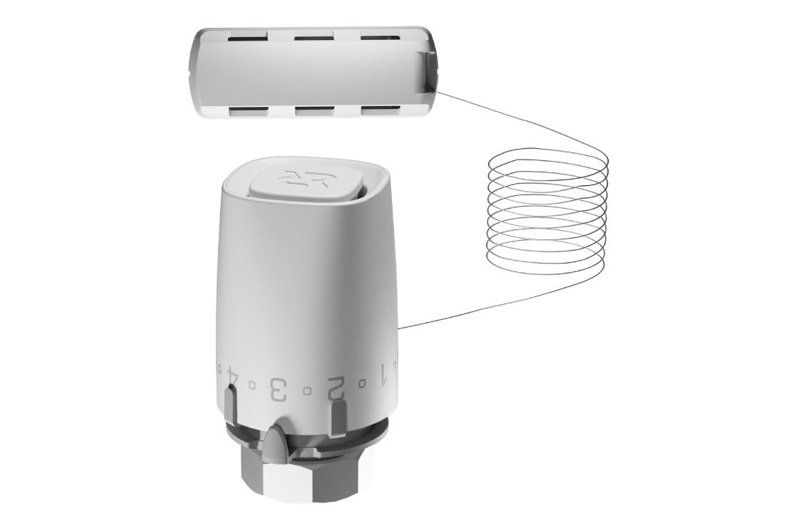 Ридан 013G9006R — Термостатический элемент с выносным датчиком температуры L=2м и присоединением М30х1,5 TR 9006