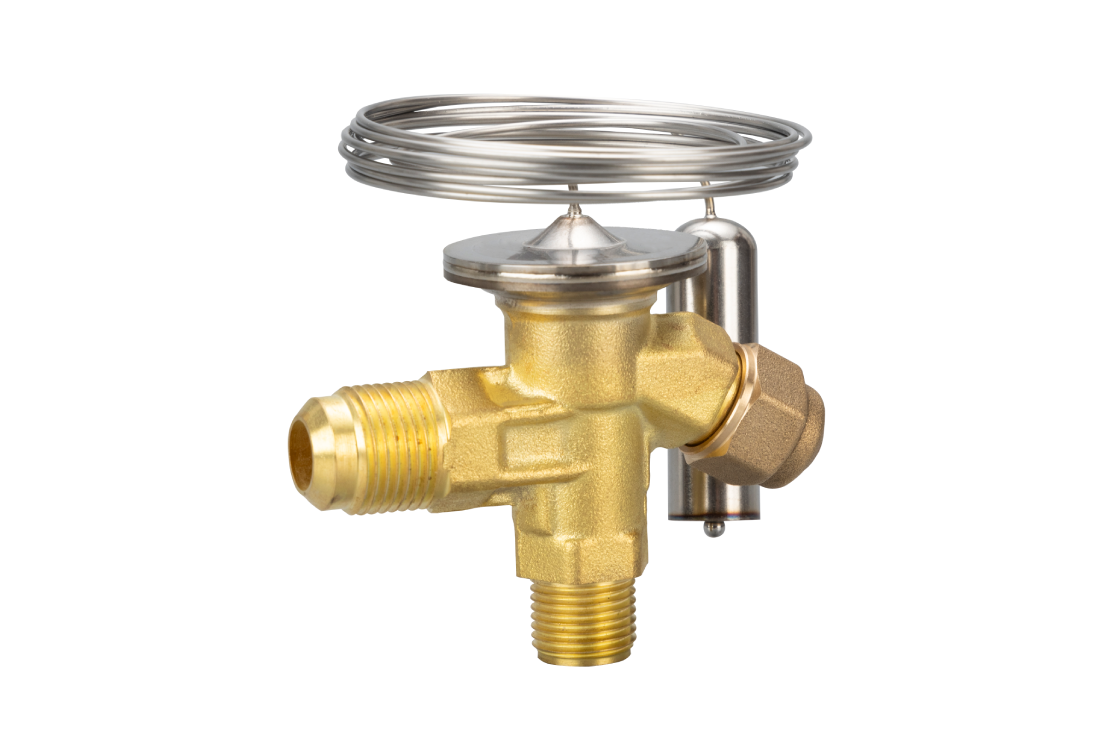 Ридан T2 068Z4206R — Терморегулирующий клапан, R407C/R22, под отбортовку, присоединительные патрубки 1/2", температура кипения -40…+10 °C