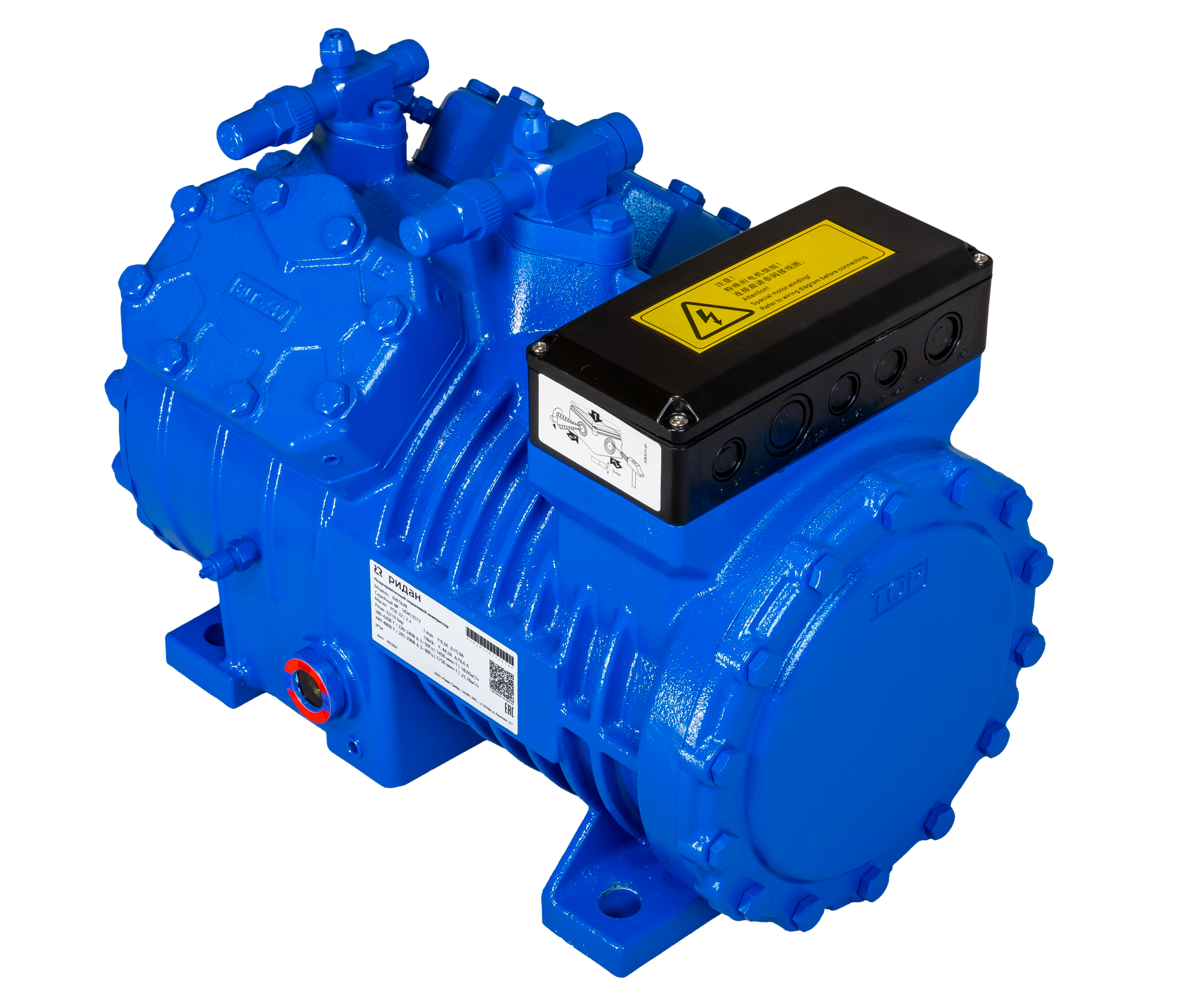 Ридан 171R4412 — Полугерметичный поршневой компрессор R4E7E4K