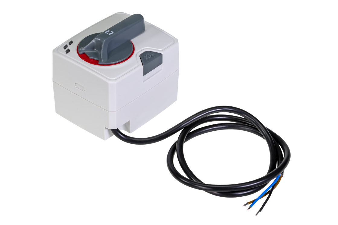 Ридан 082H0214R — Привод электрический поворотный Ридан AMB-162R 24В AC, 50-60Гц, 3 поз./2 поз., 5Вт, 10Нм, 60с/90°, II, IP42