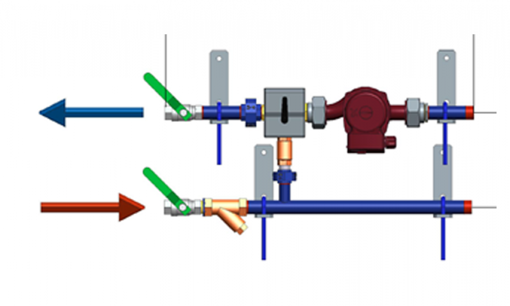 Ридан 150U3623 — Узлы теплоснабжения без термоманометров АУУ-T-32-4,8-10