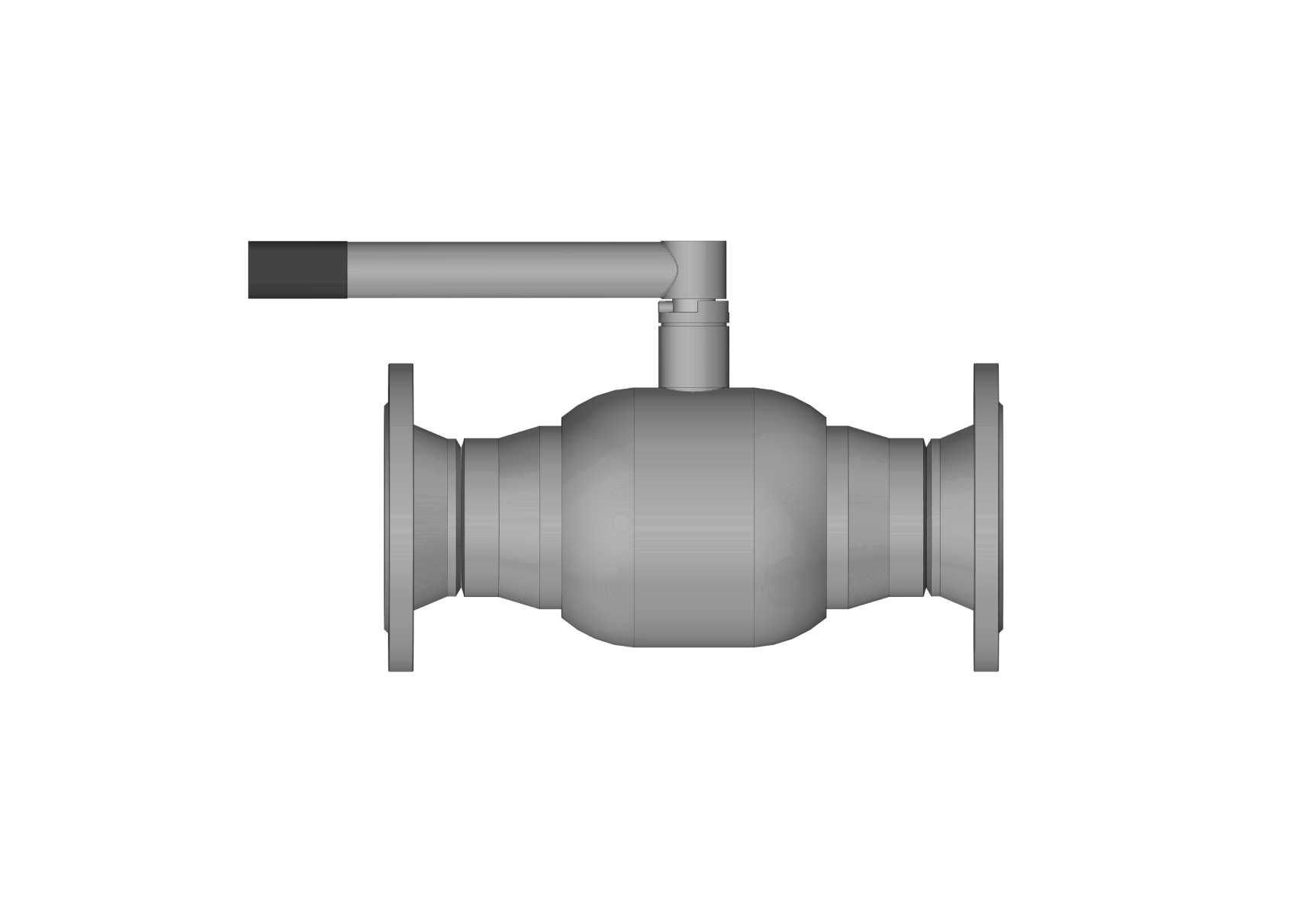 Ридан 065N1940R — RJIP Premium Кран шаровой FB FF DN100, PN25, H (фланцевый, с рукояткой, полнопроходной)