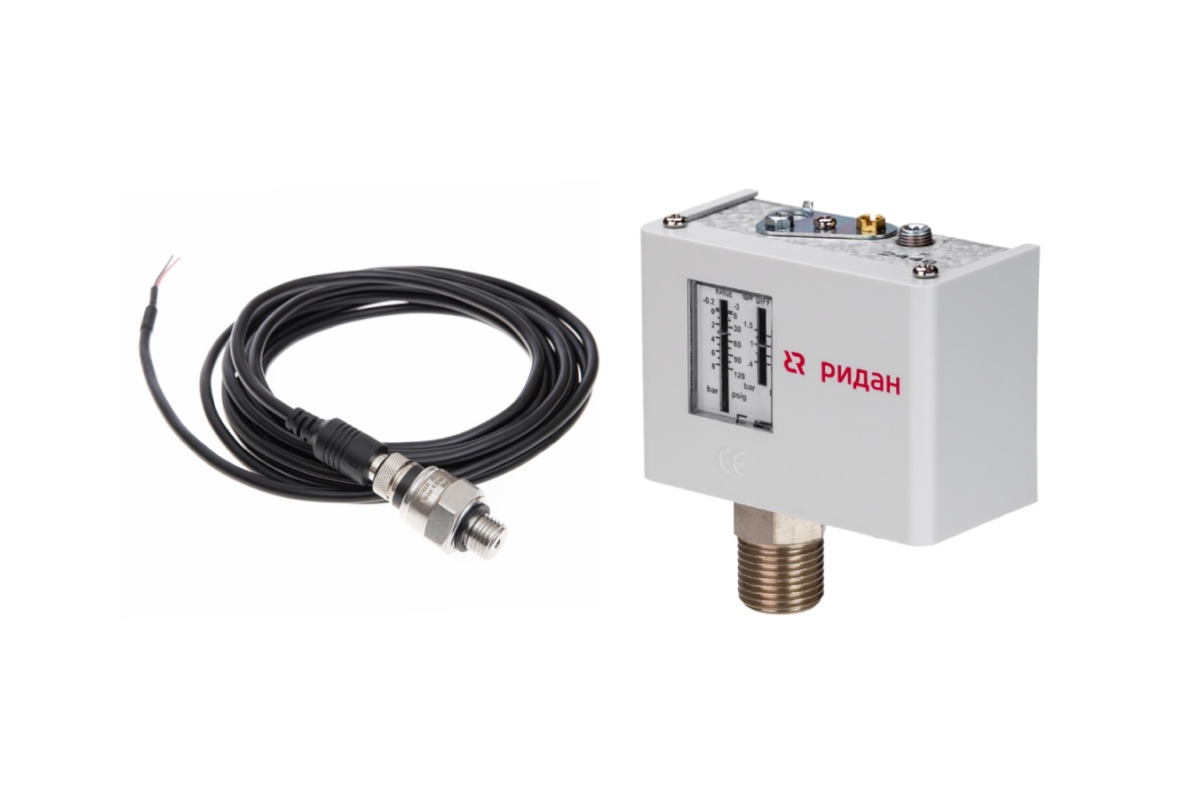 Ридан 333U3516R — Комплект КИПиА для насосной станции: реле давления KPI35R G 1/4 и преобразователь давления MBS1900R 0-16 бар