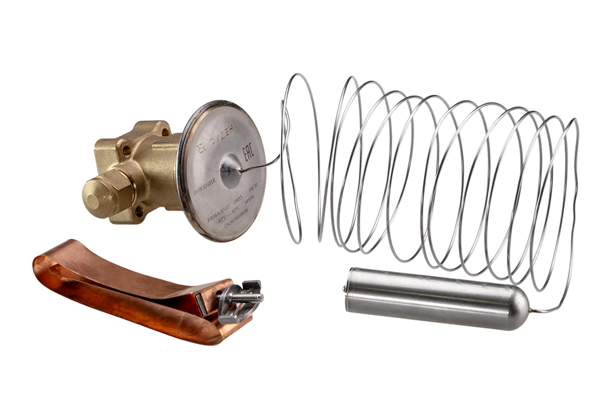Ридан 069D1203R — Термоэлемент TE12-55, хладагент R22, диапазон температур кипения -40…10 °C